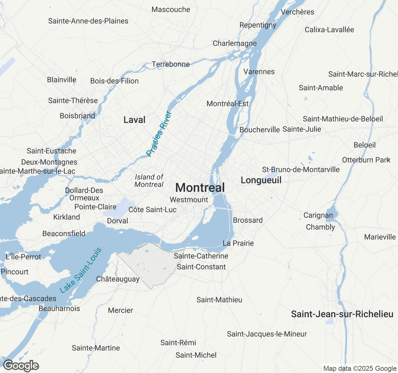 Map of Montreal