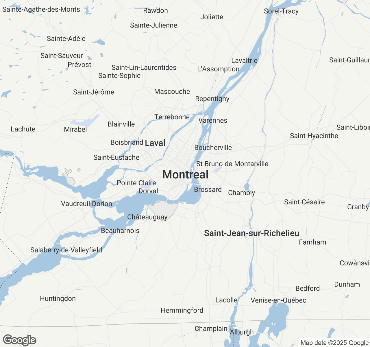 Map of Montreal